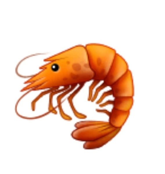 Креветка нарисованная