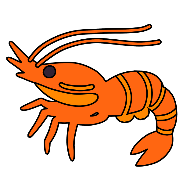 Креветка стилизованная