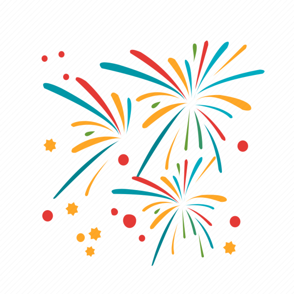 Фейерверк стилизованный