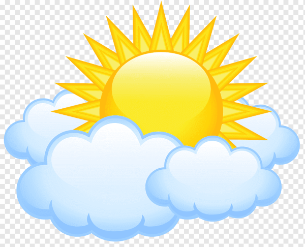 Солнышко с облаками