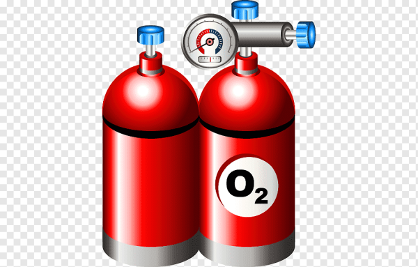 Газовый баллон прозрачный