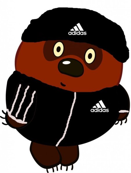 Персонажи мультфильмов в адидасе