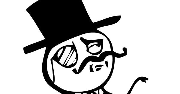 Мем с моноклем