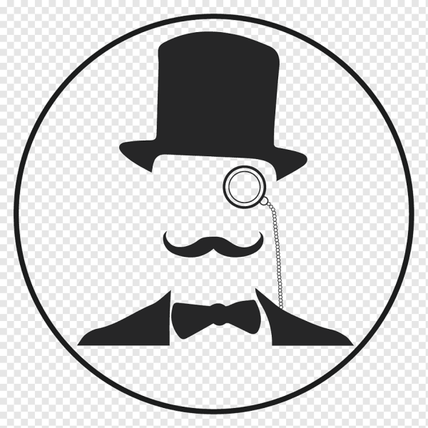 Цилиндр и монокль