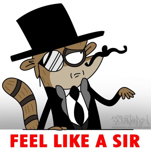 Человек с моноклем Мем