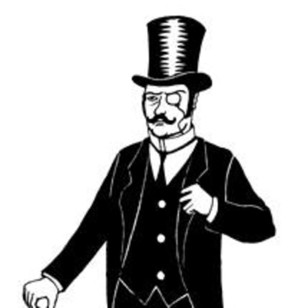 Цилиндр и монокль