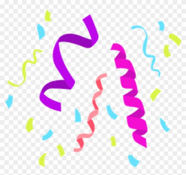 Конфетти нарисованные