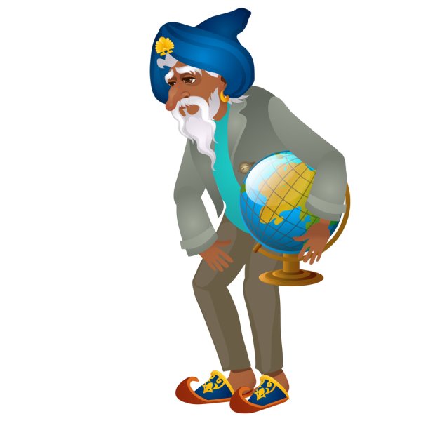 Хоттабыч рисунок для детей