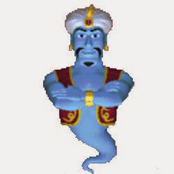 Анимация Джин из лампы