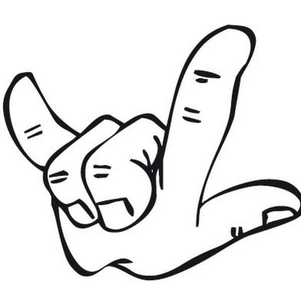 Знак коза на пальцах