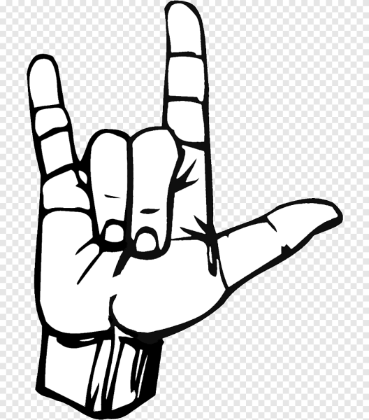 Коза знак рукой