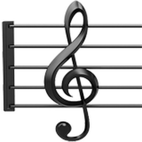 Смайлик музыкальный ключ