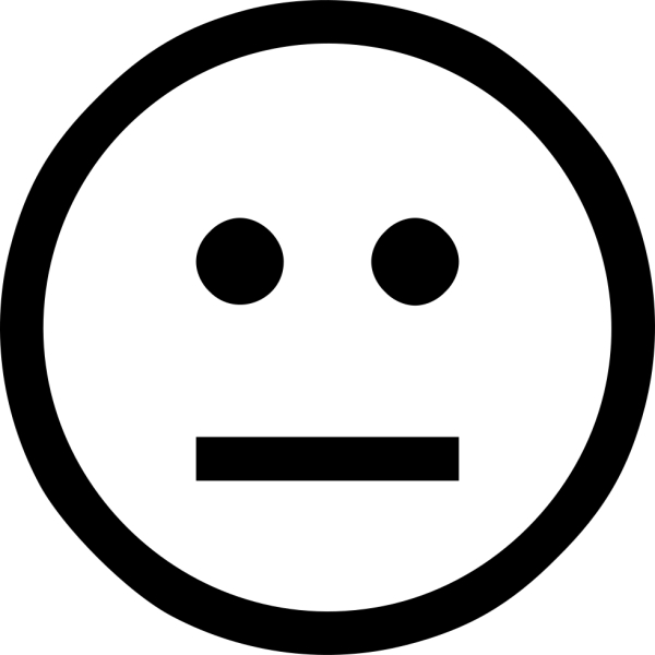 Смайл нейтральный