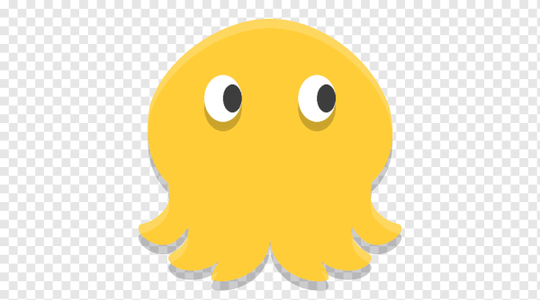 Смайлик осьминог от разных компаний