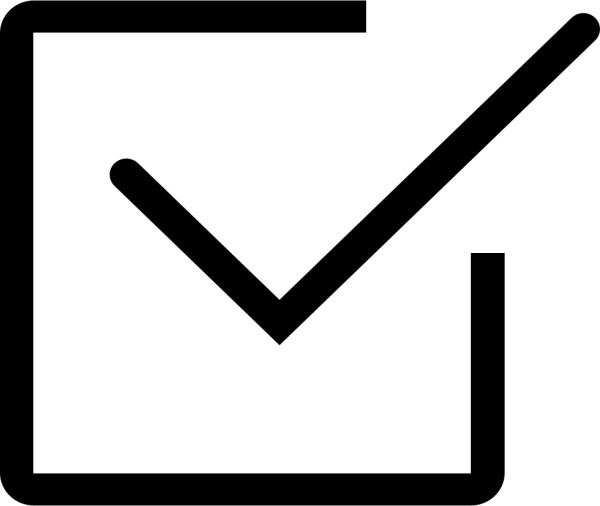 Чекбокс с галочкой