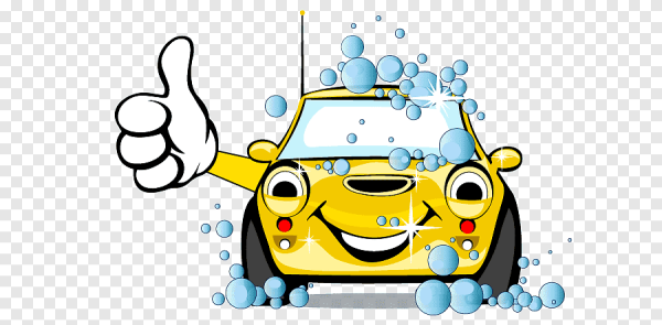 Мойка авто на прозрачном фоне