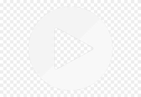 Значок плей белый