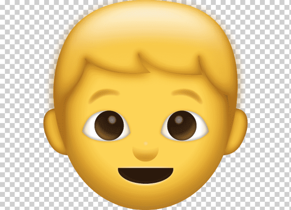 Смайлик лицо мальчика