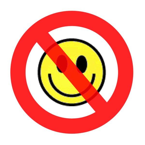 Зачеркнутый смайлик