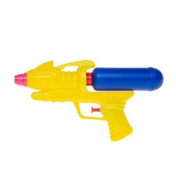 Водный пистолет на белом фоне