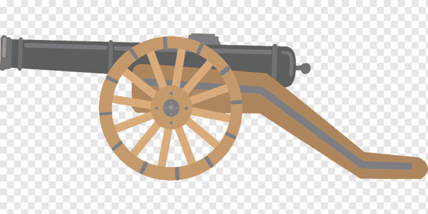 Пушка на прозрачном фоне