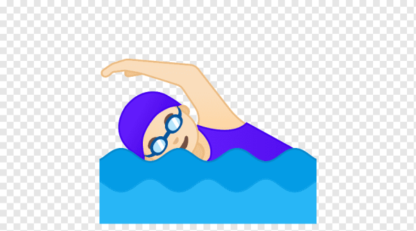 Эмодзи пловец