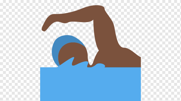 Эмодзи плывет