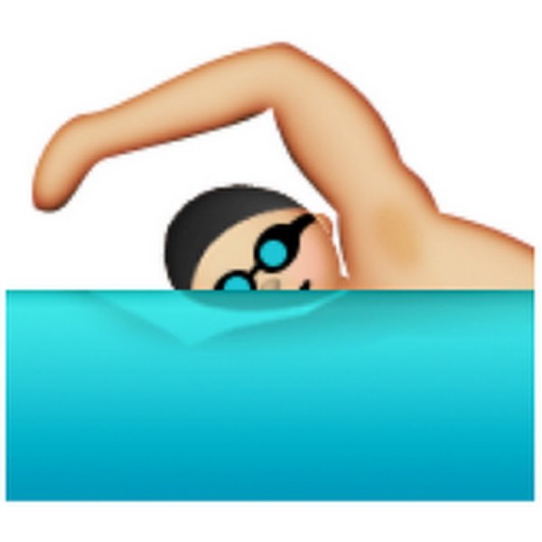 ЭМОДЖИ плывущий человек