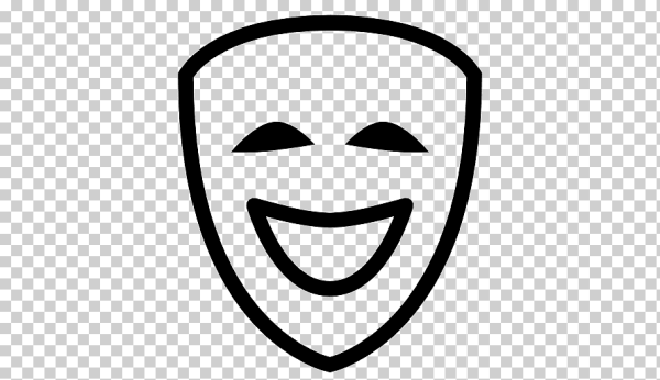 Смайлик в маске на прозрачном фоне