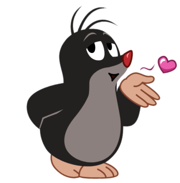 Стикеры Krtek телеграмм