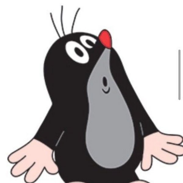 Крот мультяшный