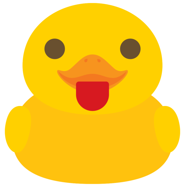 Смайлик уточка