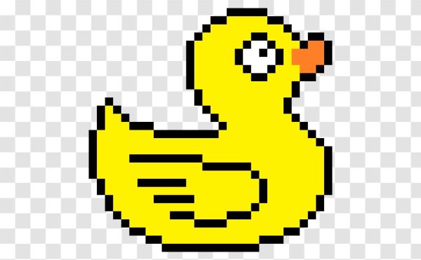 Уточка в пикселях