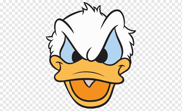 Дональд дак лицо