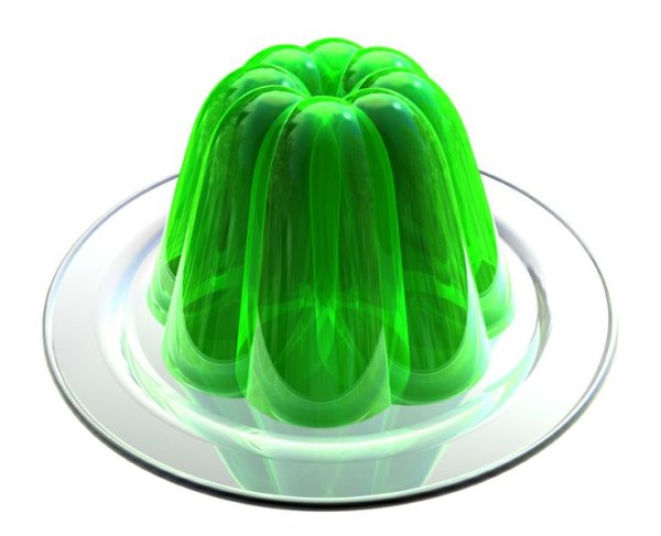 Зеленое желе