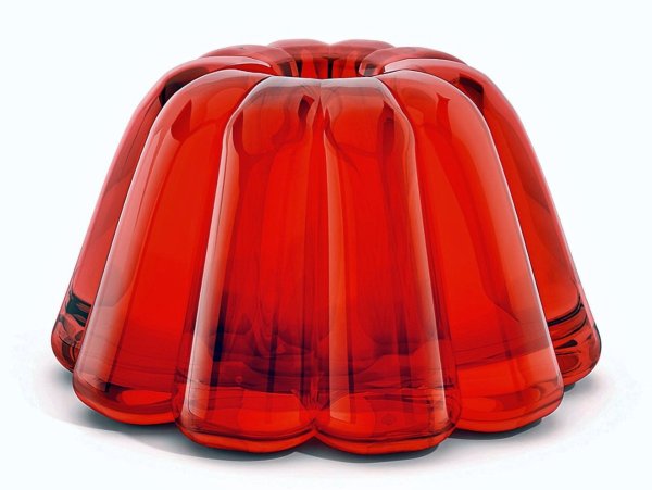 Желе на белом фоне