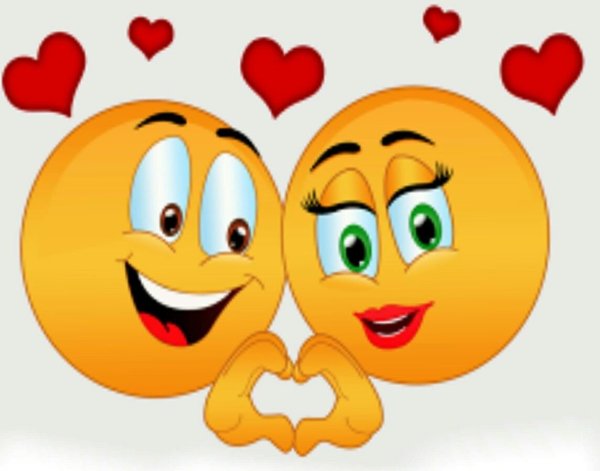 Смайлы влюбленных