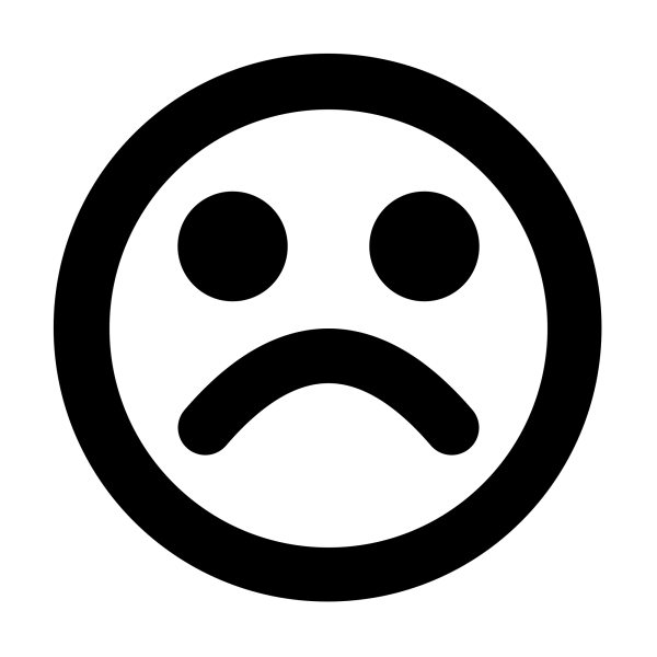 Пиктограмма грустный