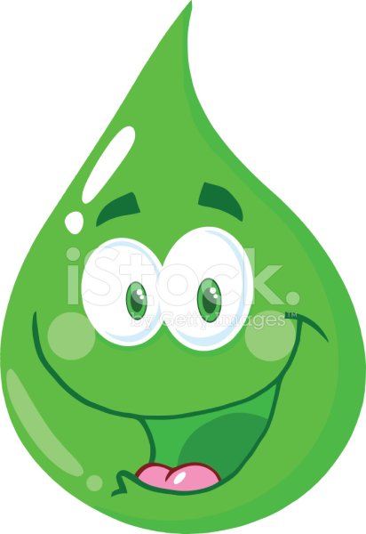 Капелька зеленая