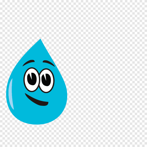 Анимационная капелька воды