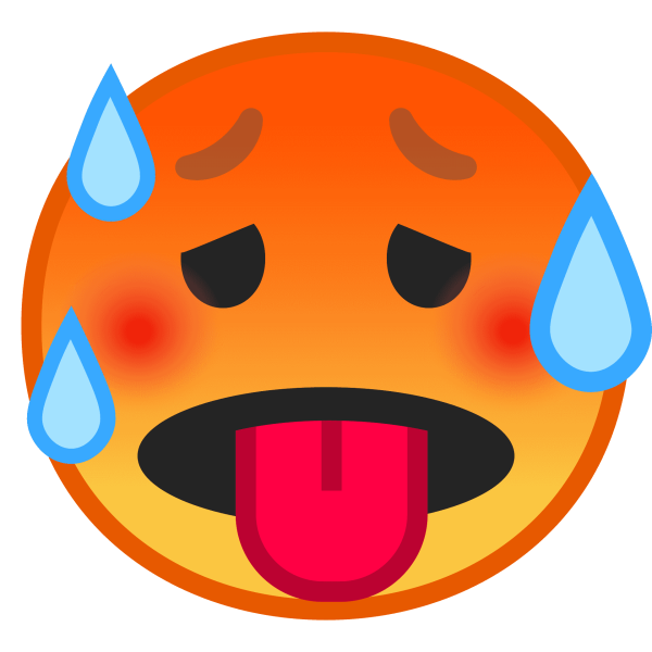 Горячий смайлик