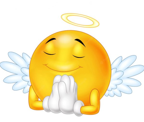 Смайлик молится