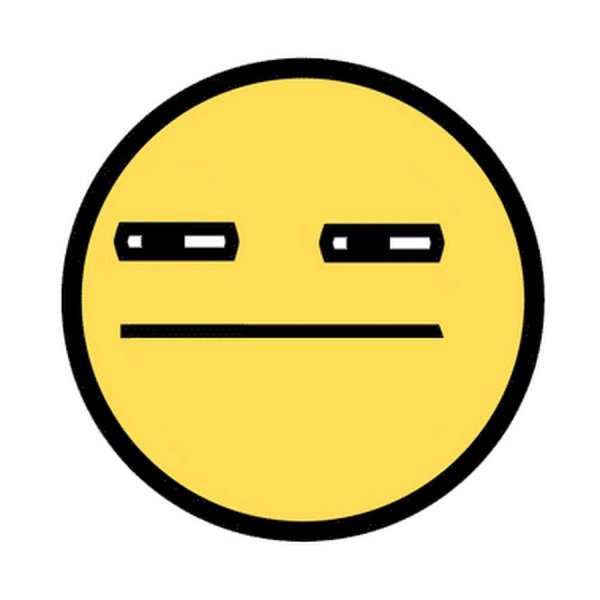 Смайлик с поднятой бровью