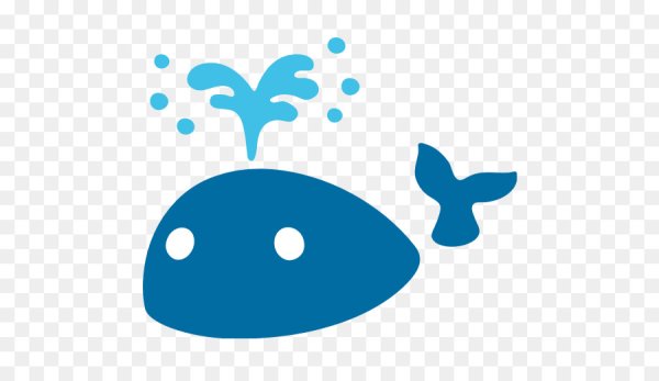 Кит смайлик с фонтаном