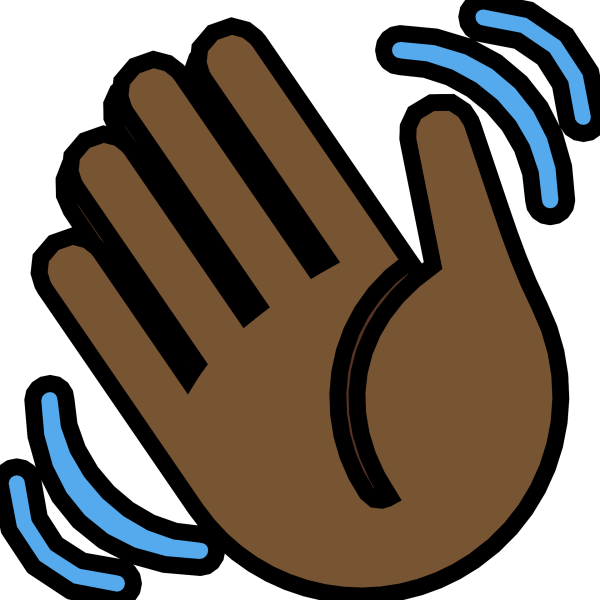 Ладонь стикер