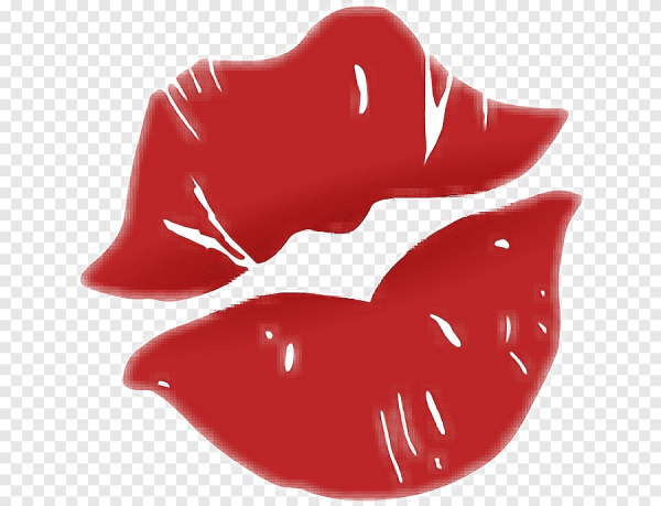 Наклейка "поцелуй"