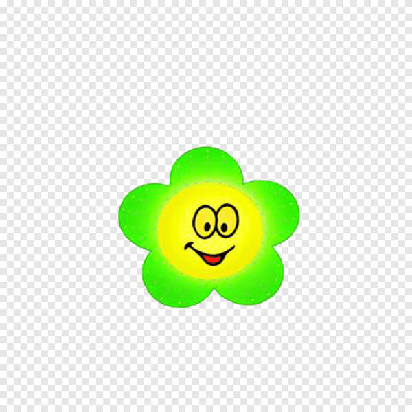 Смайлик цветочек
