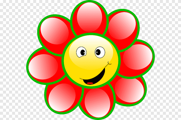 Смайл цветочек
