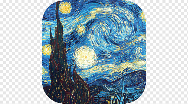 Ван Гог Звездная ночь круг