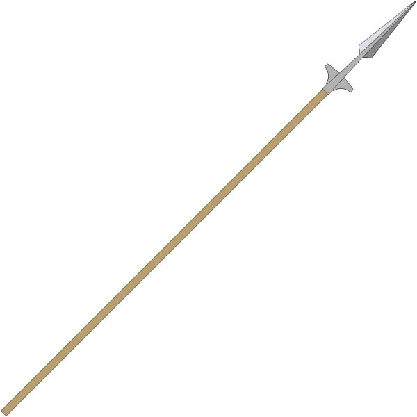 Копье на прозрачном фоне